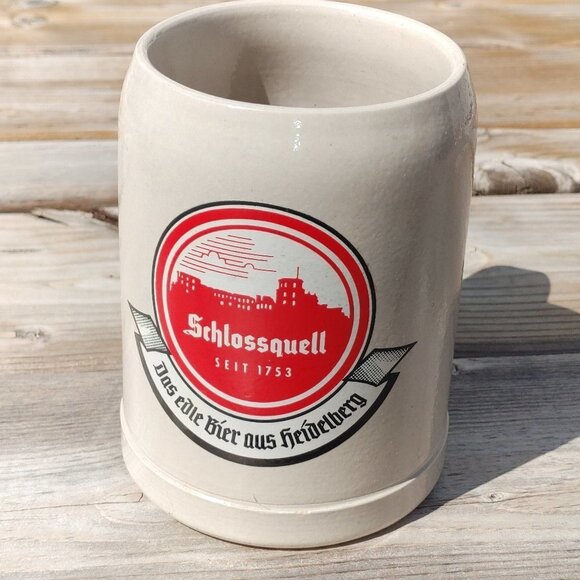 Vintage SCHLOSSQUELL Heidelberg Mug Stein 0,5l - Picture 2 of 7